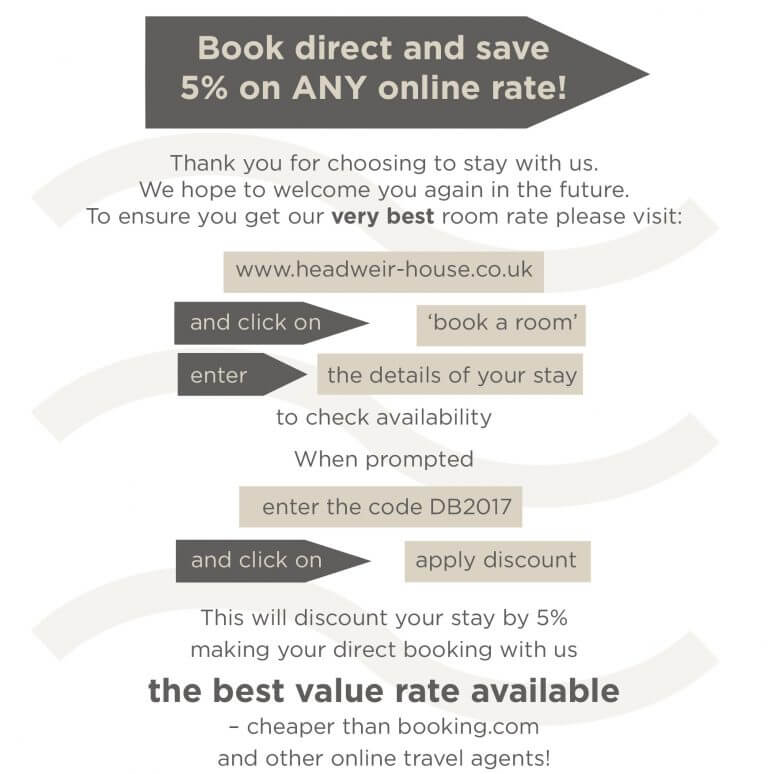 book direct and save
