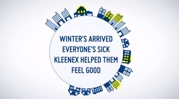 kleenex feel good surprise delight campaign