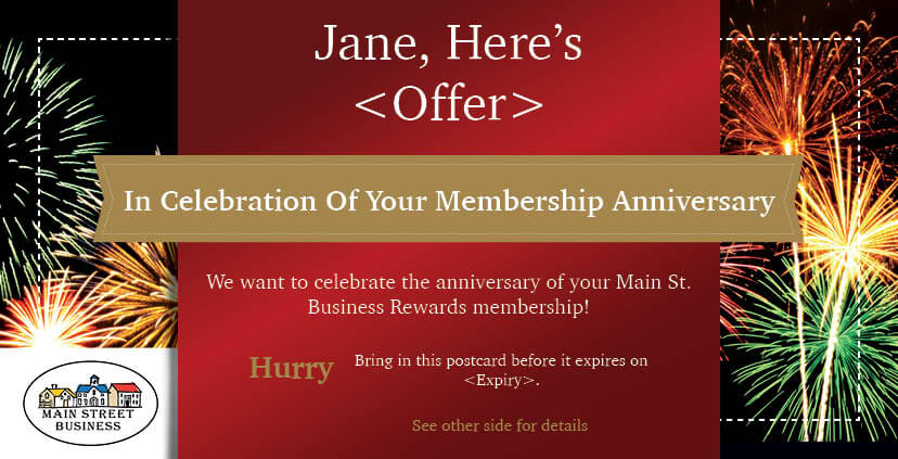 Rewarding loyal customers with personalized anniversary gifts to celebrate milestones.