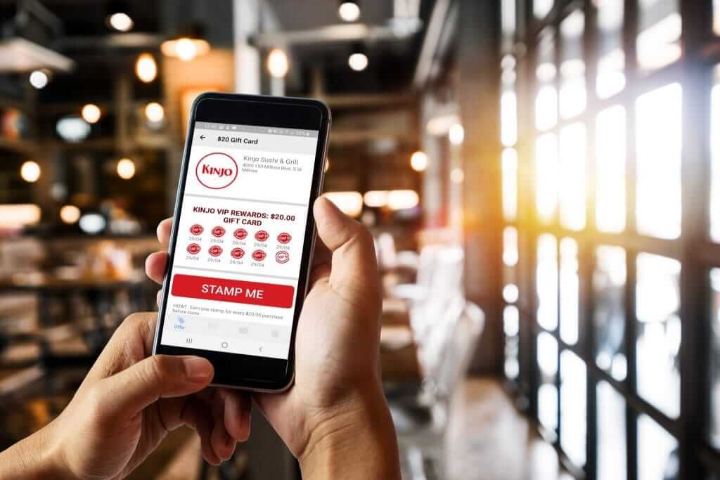 digital loyalty App on mobile