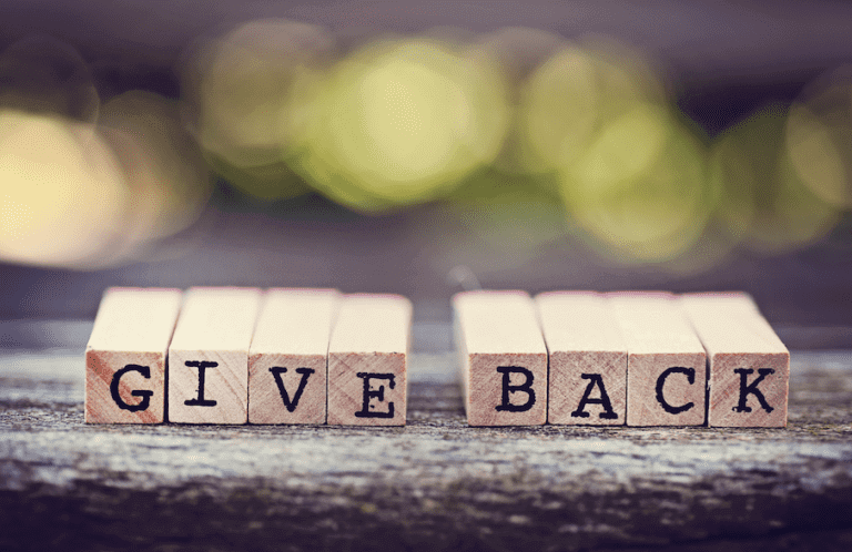 giving back to society