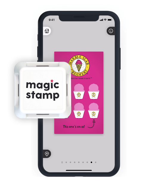 Magic Stamp App and NFC device 