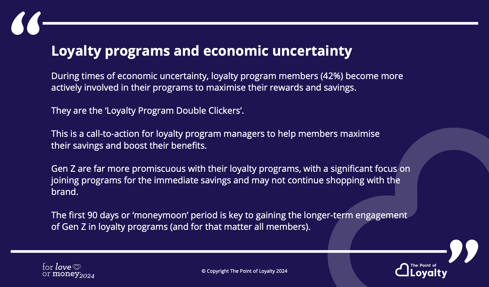 Page 25 from the For Love or Money™ report 2024. 