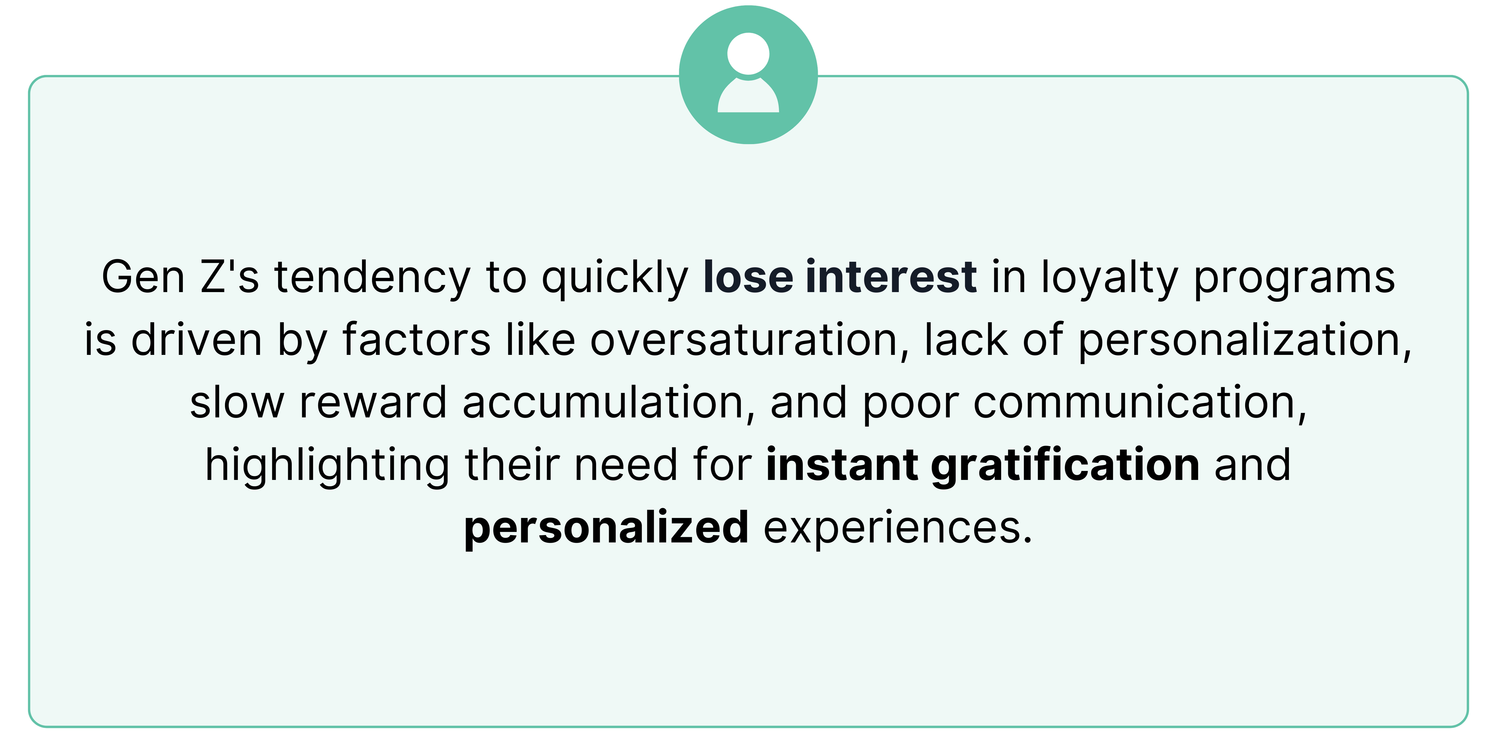 Gen Z's tendency to quickly lose interest in loyalty programs is driven by factors like oversaturation, lack of personalization, slow reward accumulation, and poor communication, highlighting their need for instant gratification and personalized experiences.