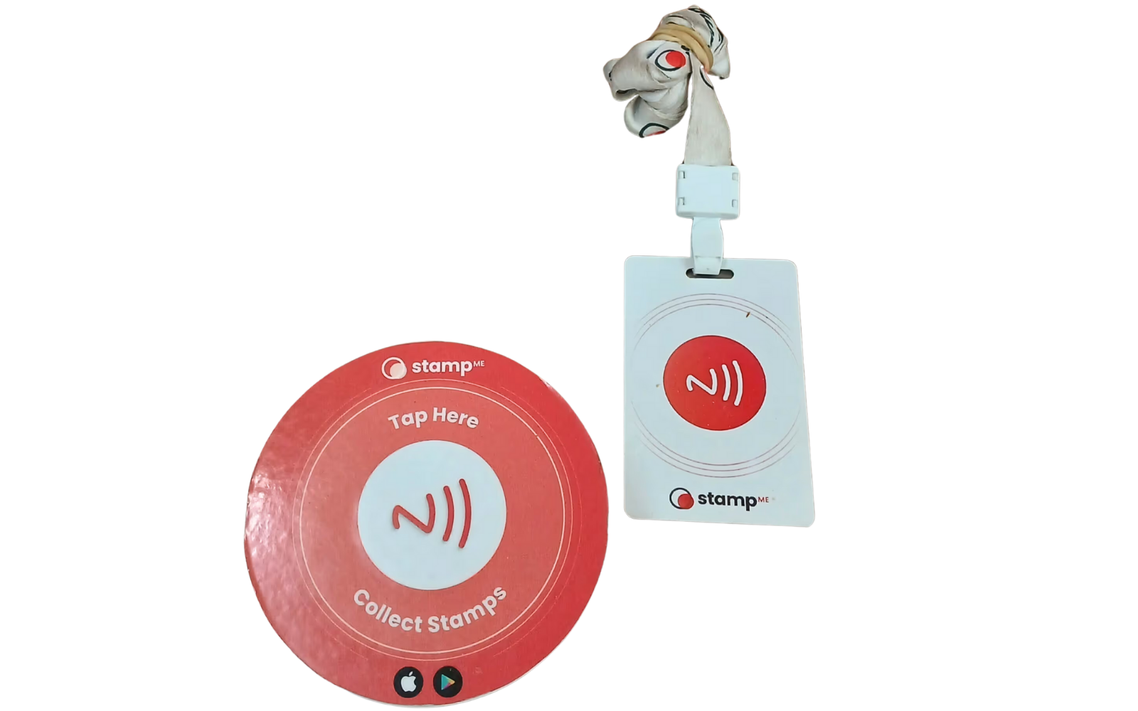 scanning digital cafe loyalty card, StampMe, at Australian city cafe counter
